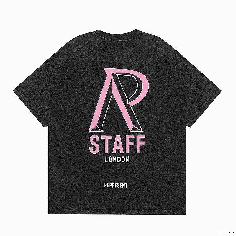 Represent Black Style 832 Owners Club T-Shirt Logo Detail