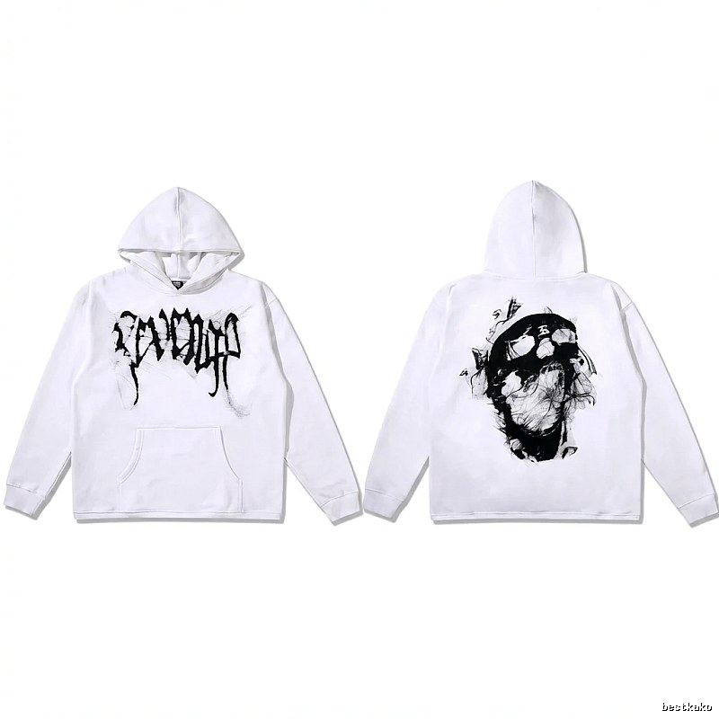 Revenge dark - style white hoodie