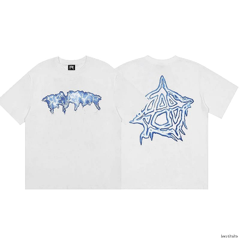 Revenge White Skull Graphic T-Shirt Downtown Style