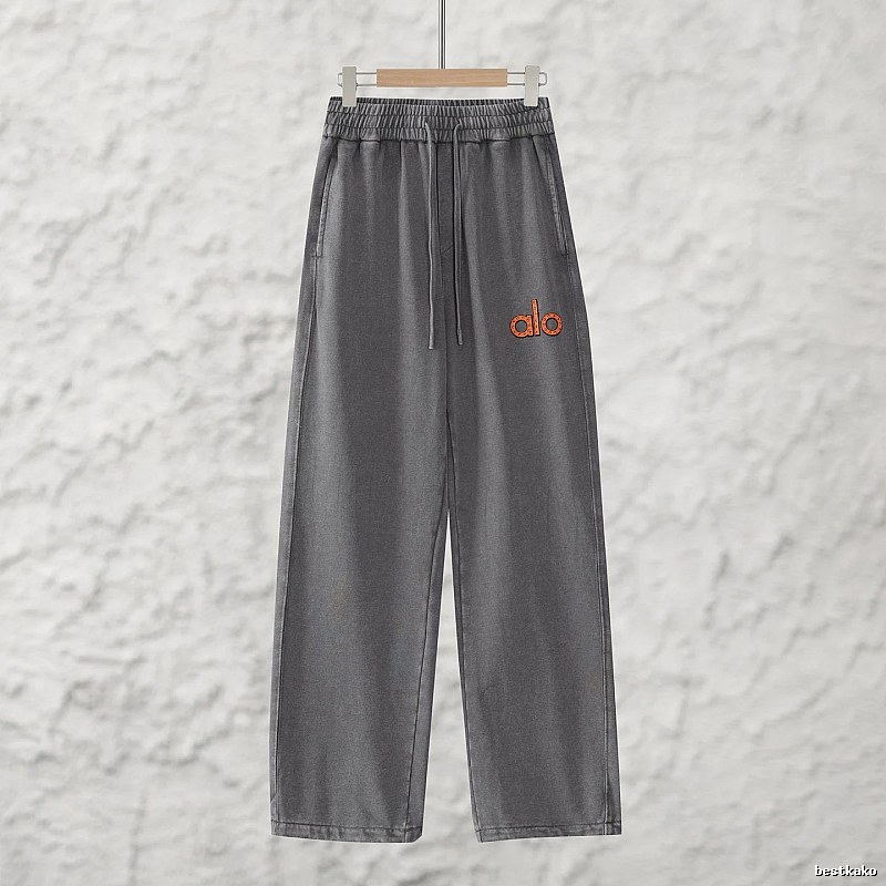 Signature Edit Alo Yoga Wide Lounge Pants - Gray