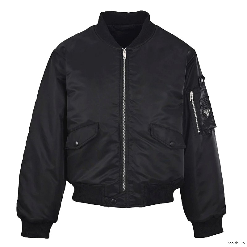 Sleeve Zip Pocket Utility Bomber Jacket by C.P. - Winter