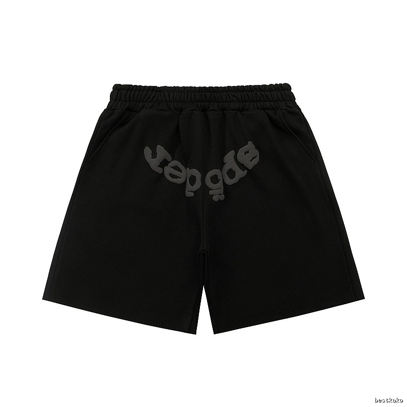 Sp5der letter trendy brand style shorts