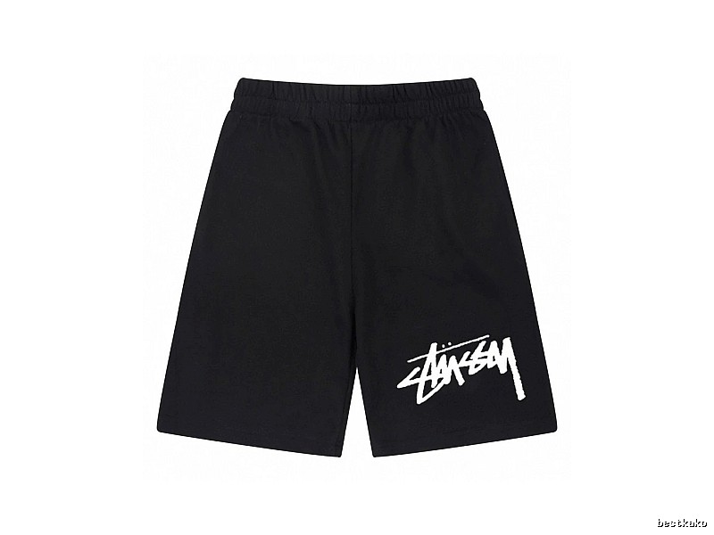 Stussy basic black shorts