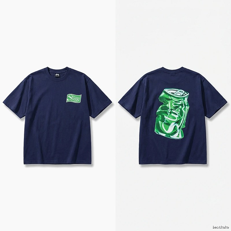 Stussy Cola Print Short-Sleeve T-Shirt