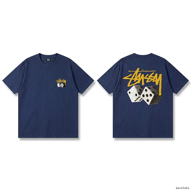 Stussy Dice Series Dark Blue T-shirt