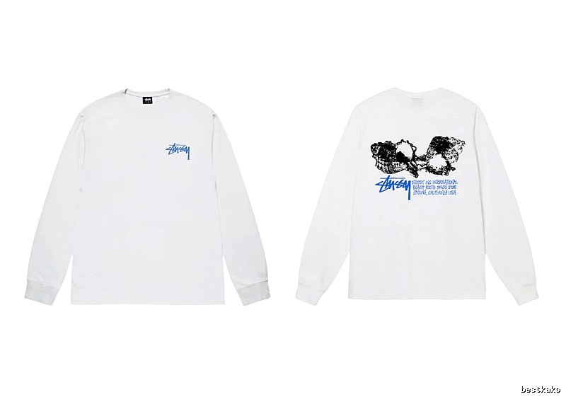 Stussy Graffiti Retro Style White T-shirt