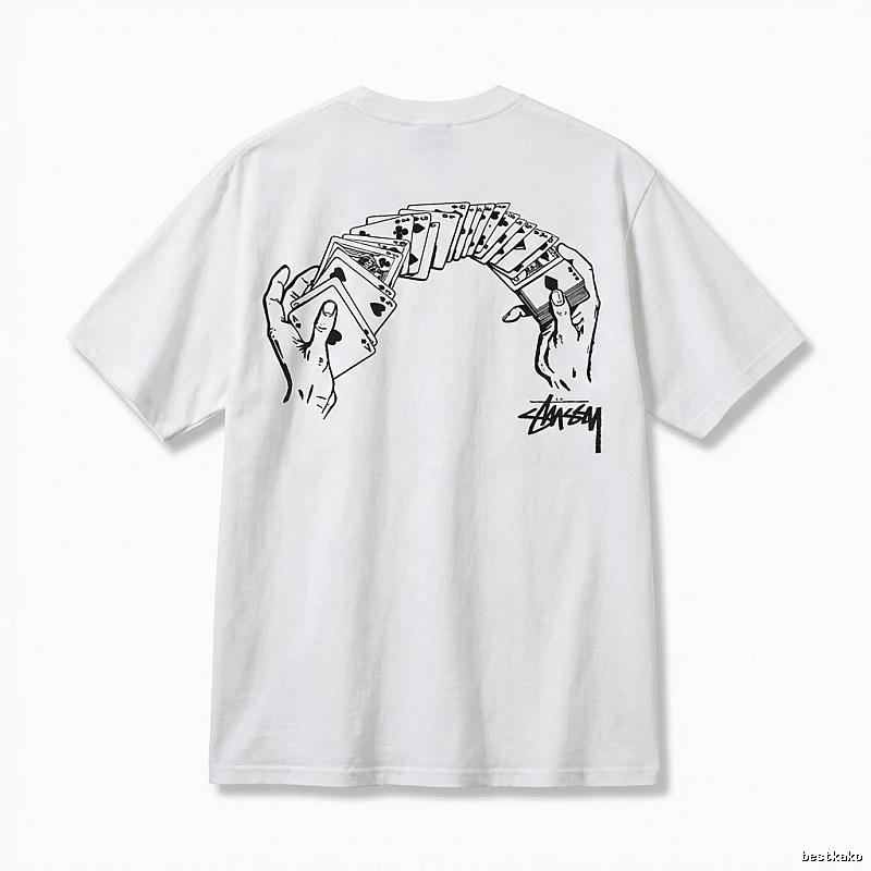 Stussy Poker Print Style T-shirt
