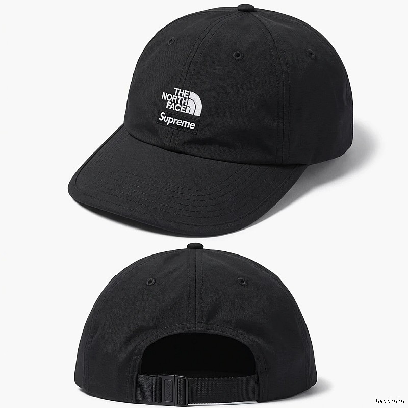 Supreme Co-branded Black Baseball Cap
