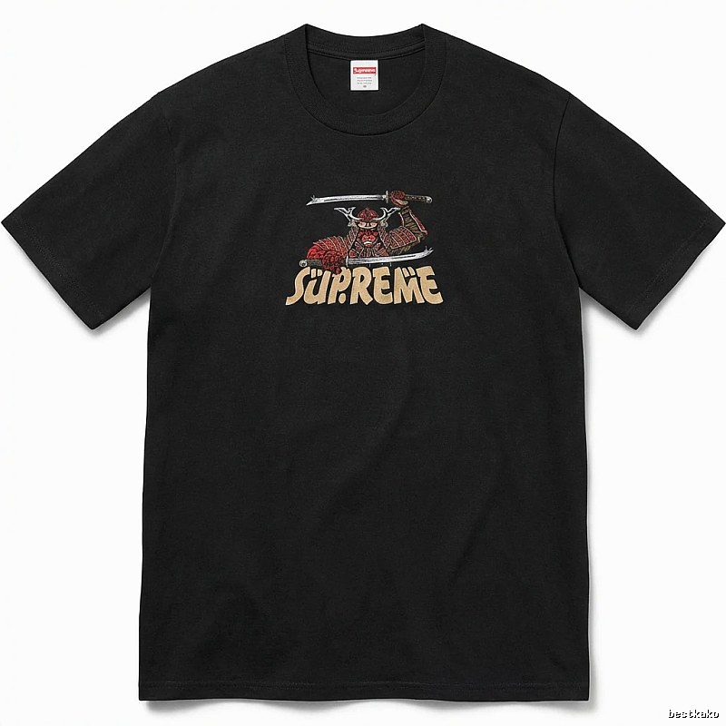 Supreme Samurai-style Black T-shirt