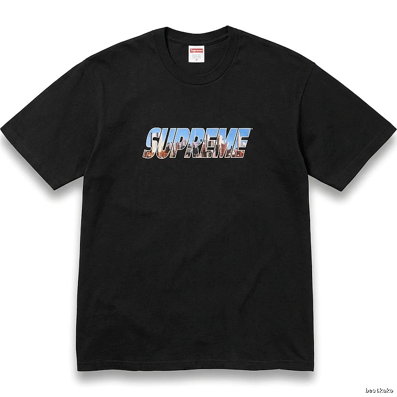 Supreme Urban Style Black T-shirt