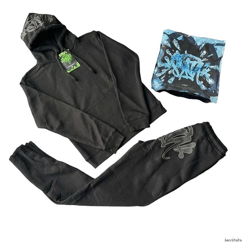 SynaWorld trendy and cool style black suit