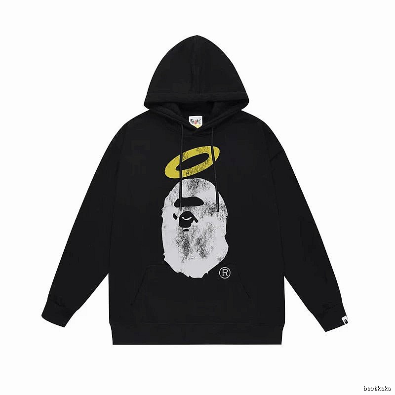 The trendy style of Bape sweatshirt in black.