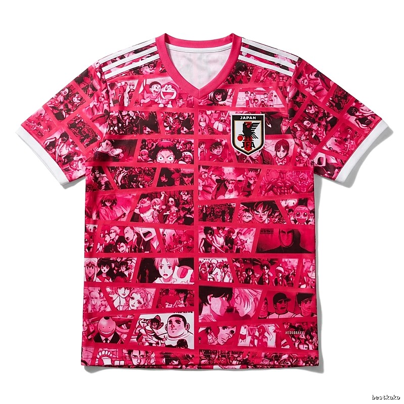 Tokyo Ghoul anime-style red short-sleeve