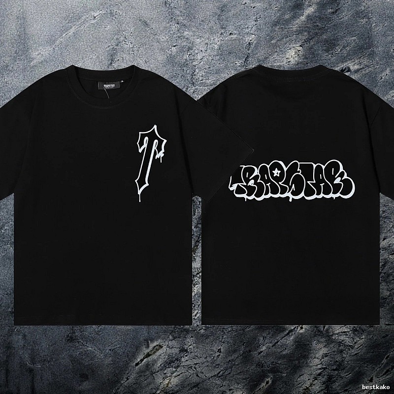 Trapstar Gift Ready Keys graphic T-shirt Black White Key with Fresh Pattern