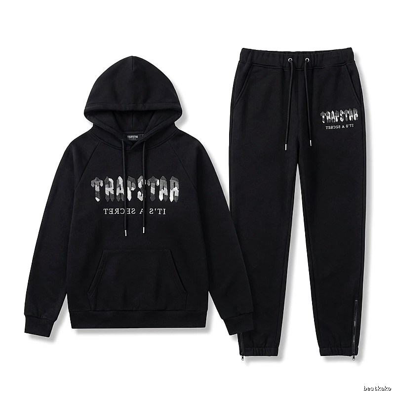 Trapstar letter-style black sweatshirt