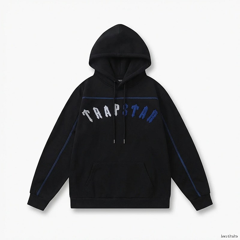 Trapstar Letter Style Black Sweatshirt
