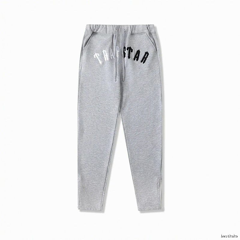 Trapstar Letter Style Grey Sweatpants