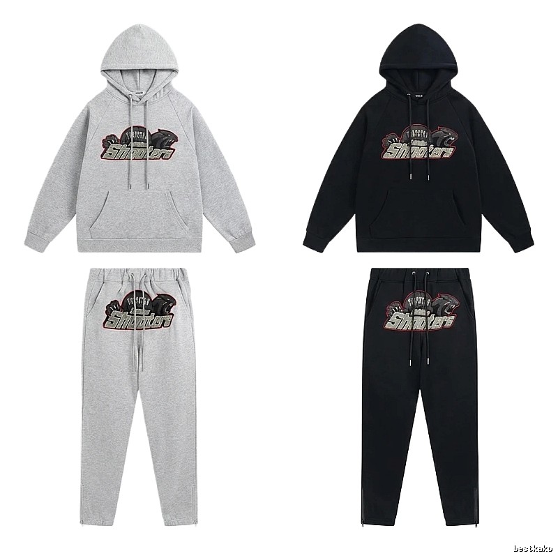 Trapstar sporty grey/black suit set