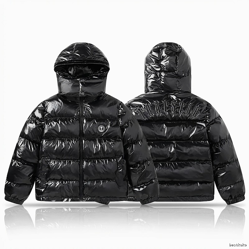 Trapstar Trendy Glossy Black Down Jacket