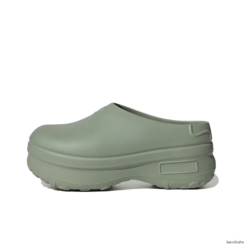 Yeezy Thick-soled Casual Style Grey-green Slippers