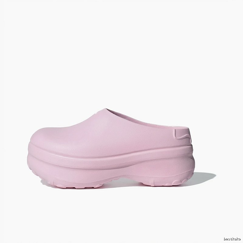 Yeezy thick-soled casual style pink shoes